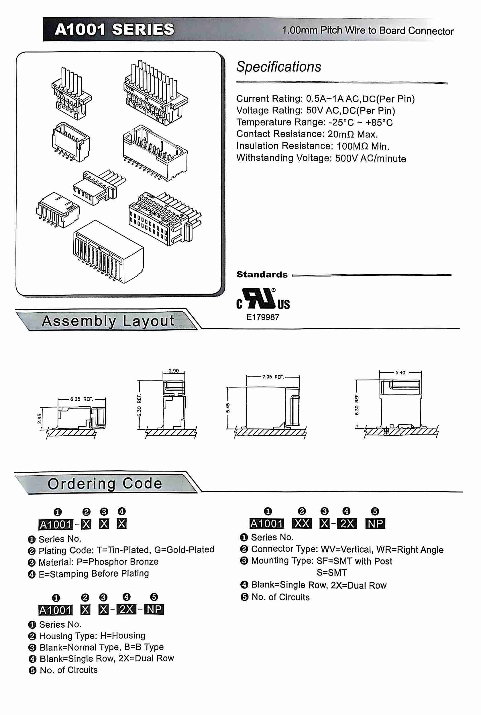 A1001 Series Screen Connecting Cables