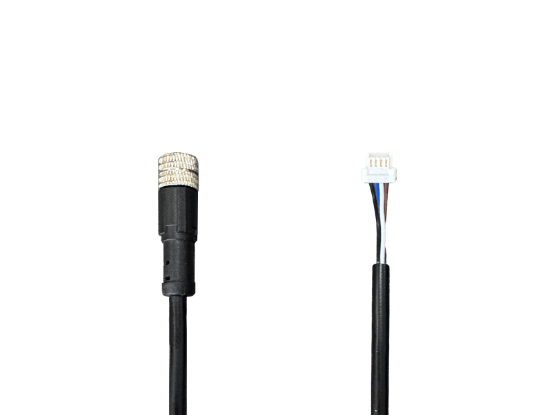 M8 Female Straight 4 Pins Connector