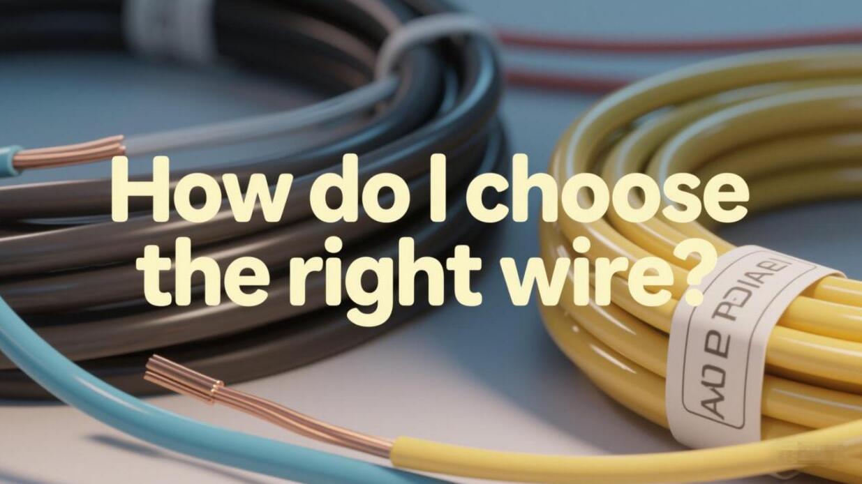 How do l choose the right wire?
